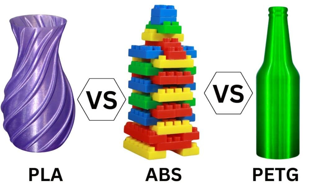 PLA vs ABS vs PETG: Choosing the Right Filament for Your 3D Prints