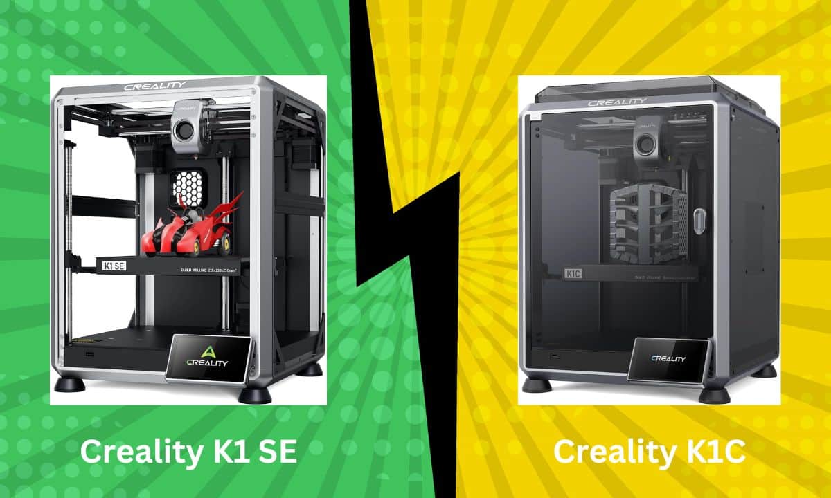 Creality K1 SE 3D Printer vs Creality K1C 3D Printer