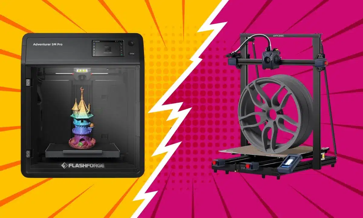 FLASHFORGE Adventurer 5M Pro vs Anycubic Kobra 2 Max