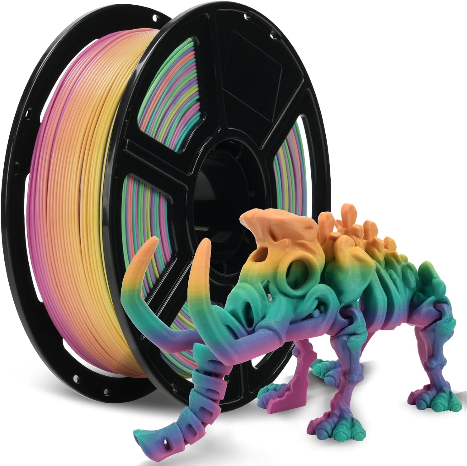 FLASHFORGE Rapid PLA Filament Rainbow Candy