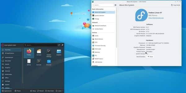 Fedora KDE Spin – Cutting-Edge Vibes