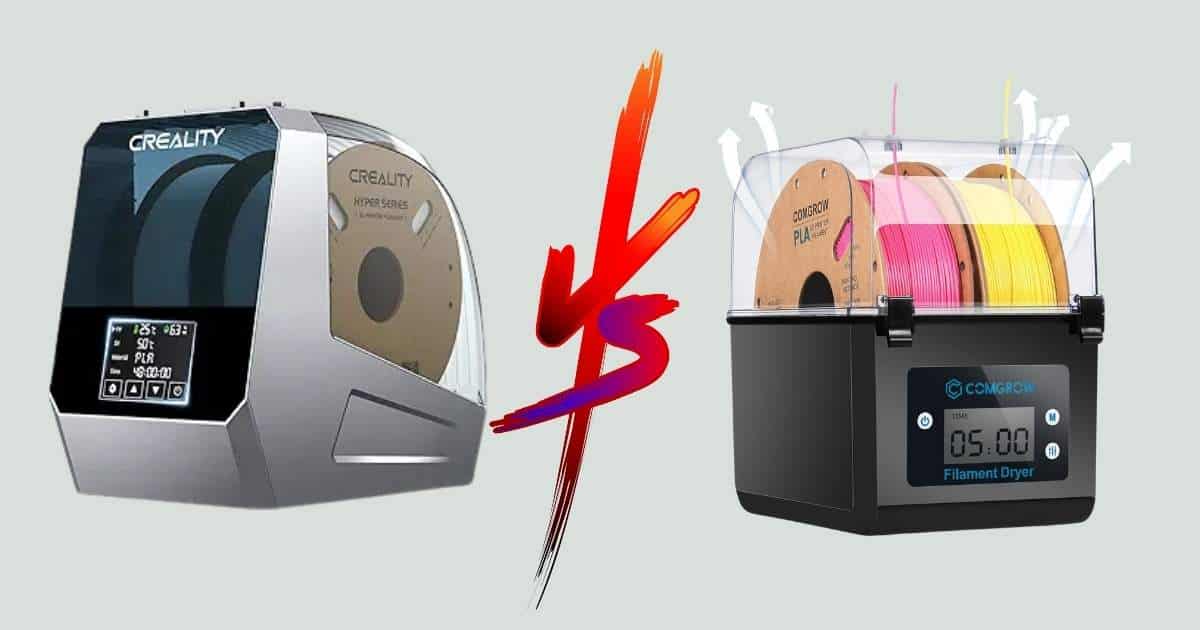 Creality Space Pi Plus Filament Dryer vs Comgrow Filament Dryer Box: Which One Boosts Your 3D Prints Best?