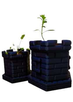 Hexagonal Castle Plant Pot