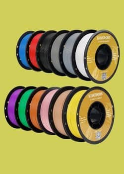 Kingroon PLA Filament, 12 Rolls, 10KG - Best Cheapest Bulk PLA Filament on Amazon for Stunning 3D Prints