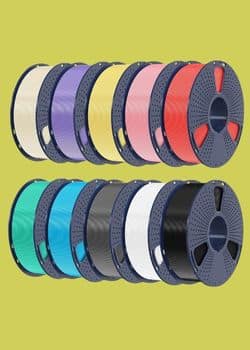 SUNLU 10KG High Speed PLA Meta Filament Bundle - Best Affordable Bulk PLA Filament on Amazon for Stunning 3D Prints
