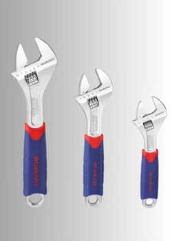 WORKPRO 3-piece Adjustable Wrench Set CR-V with Rubberized Anti-Slip Grips 10-inch, 8-inch, 6-inch - 35+ Super Useful 3D Printing Tools for 2025