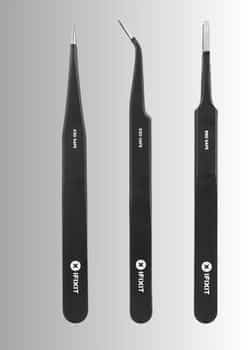 iFixit Precision Tweezers Set – Extra Fine, Angled, Blunt Tips - 35+ Super Useful 3D Printing Tools for 2025