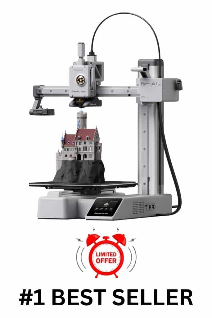 Bambu Lab A1 Mini 3D Printer, Support Multi-Color 3D Printing