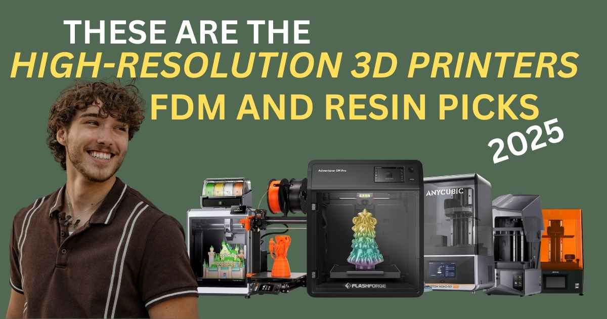 Top High-Resolution 3D Printers for 2025: FDM and Resin Picks