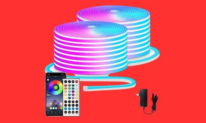 100ft LED Neon Rope Lights - Best Content Creator Gear in 2025 on Amazon