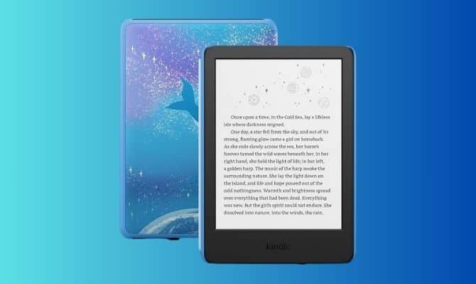 Kindle Kids: "Kindle Kids 2025 e-reader, Space Whale for ages 7-12"