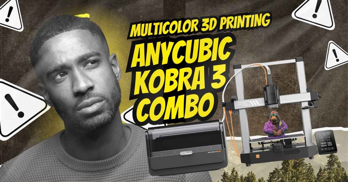 Anycubic Kobra 3 Combo 3D Printer Review: Your Guide to Multicolor 3D Printing