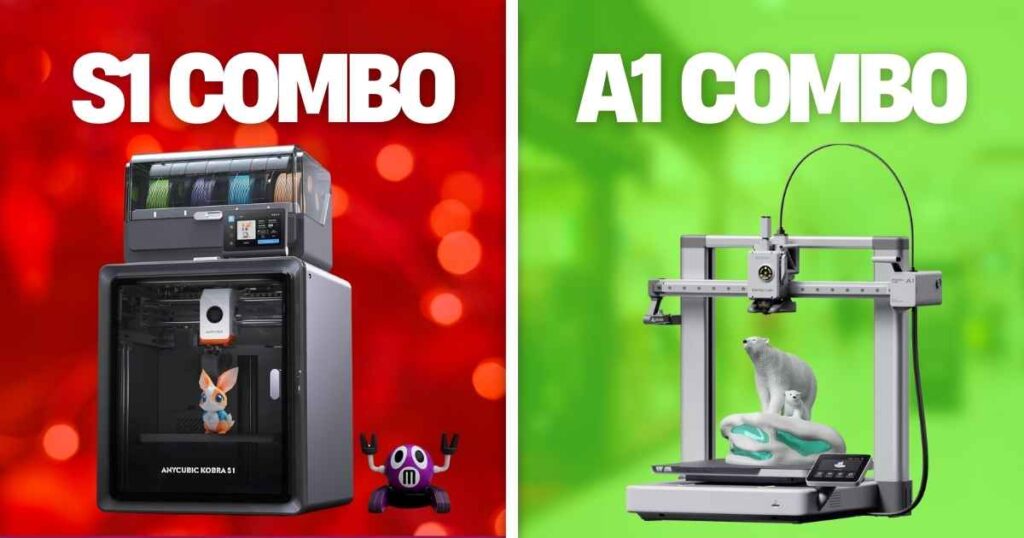 Anycubic Kobra S1 Combo vs Bambu Lab A1 Combo: Best Multi-Color 3D Printer for Home Decor in 2025
