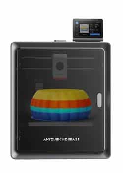 Anycubic Kobra S1 3D printer for decor delivering precision in large-scale projects with multi-color features.