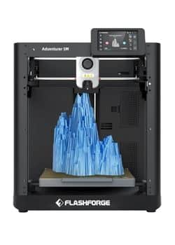 FLASHFORGE AD5M 3D printer with 600mm/s speed and CoreXY structure, ideal for fast and versatile printing.
