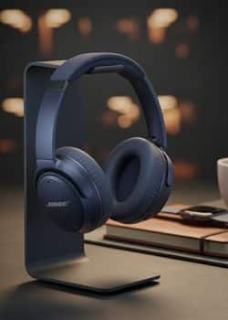 Bose QuietComfort Bluetooth Headphone on a Stand
