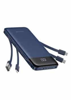 charmast Portable Charger with Built in Cables