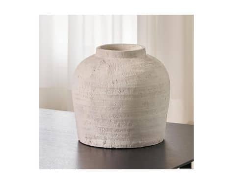 LB2 Large White Ceramic Vase