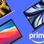 MacBook Airs showcasing vibrant screen displaying design software, highlighting Top October Amazon Prime Day MacBook Deals 2025