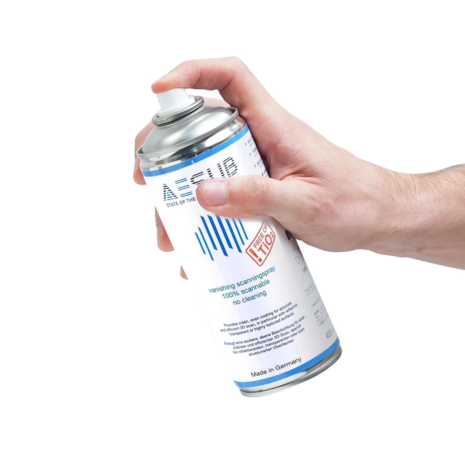 Revopoint 3D scanning spray for reflective surfaces