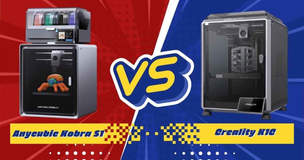 Anycubic Kobra S1 vs Creality K1C side by side comparison
