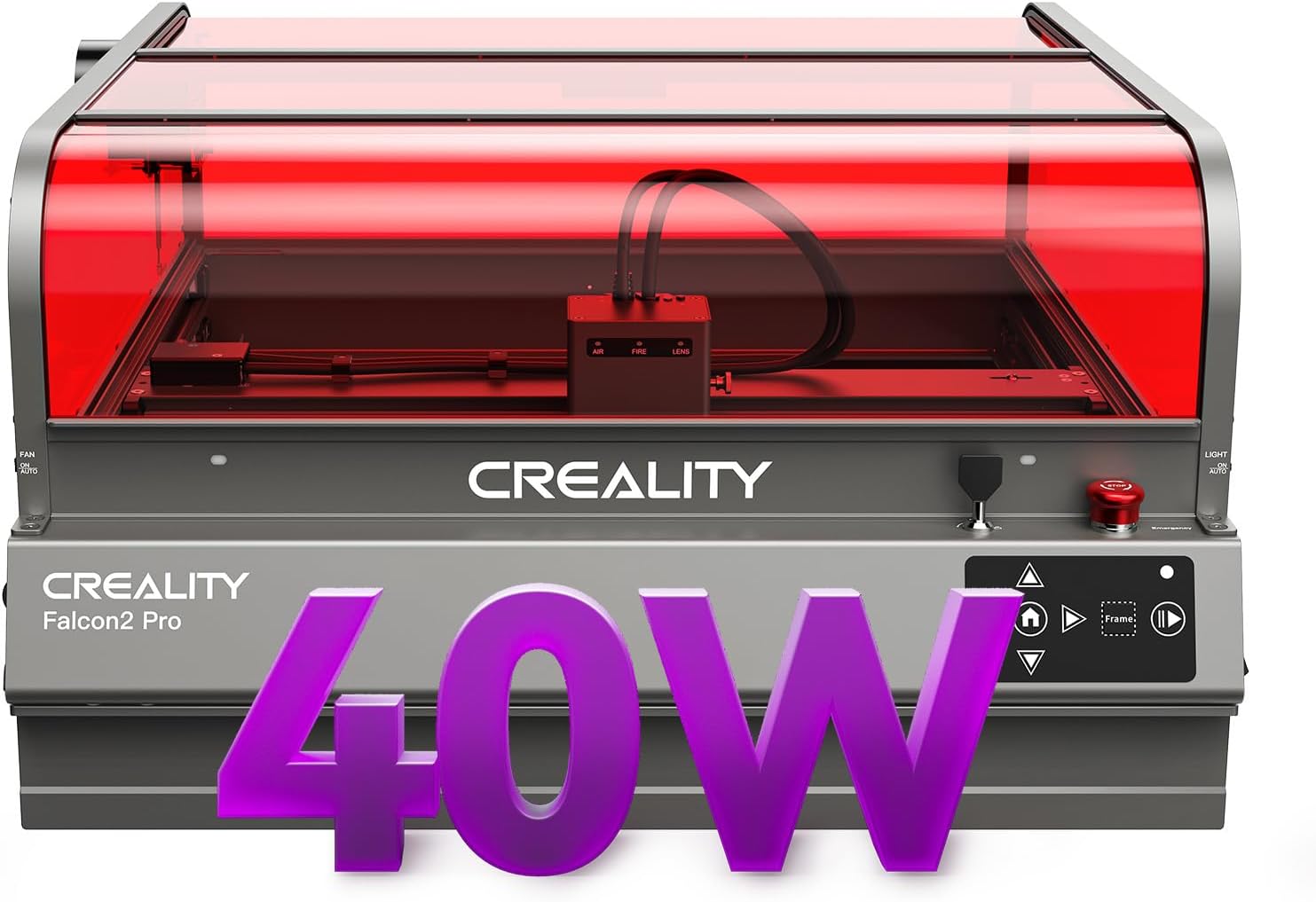 Creality Falcon2 Pro 40W enclosed laser engraver with camera and air assist for safe wood and acrylic engraving - Cyber Monday $1399