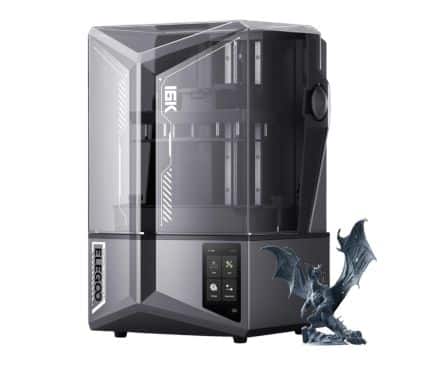 Elegoo Saturn 4 Ultra 16K resin 3D printer with flip-up lid
