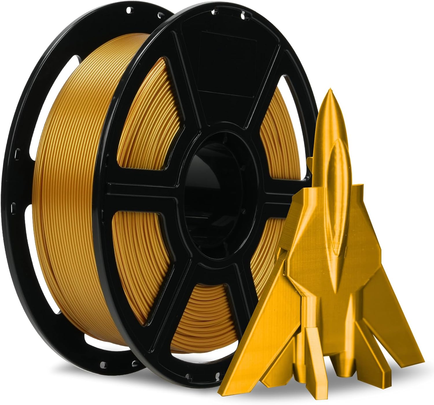 FLASHFORGE Rapid PETG Filament 1.75mm Metallic Bright Gold high-speed 600mm/s durable 3D printing