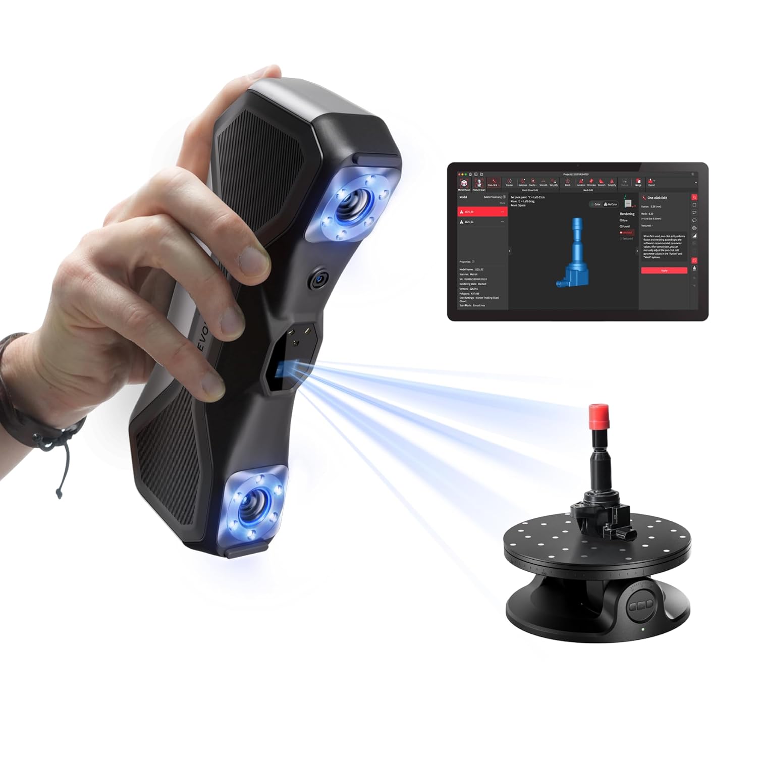 Revopoint MetroX industrial-grade blue laser 3D scanner