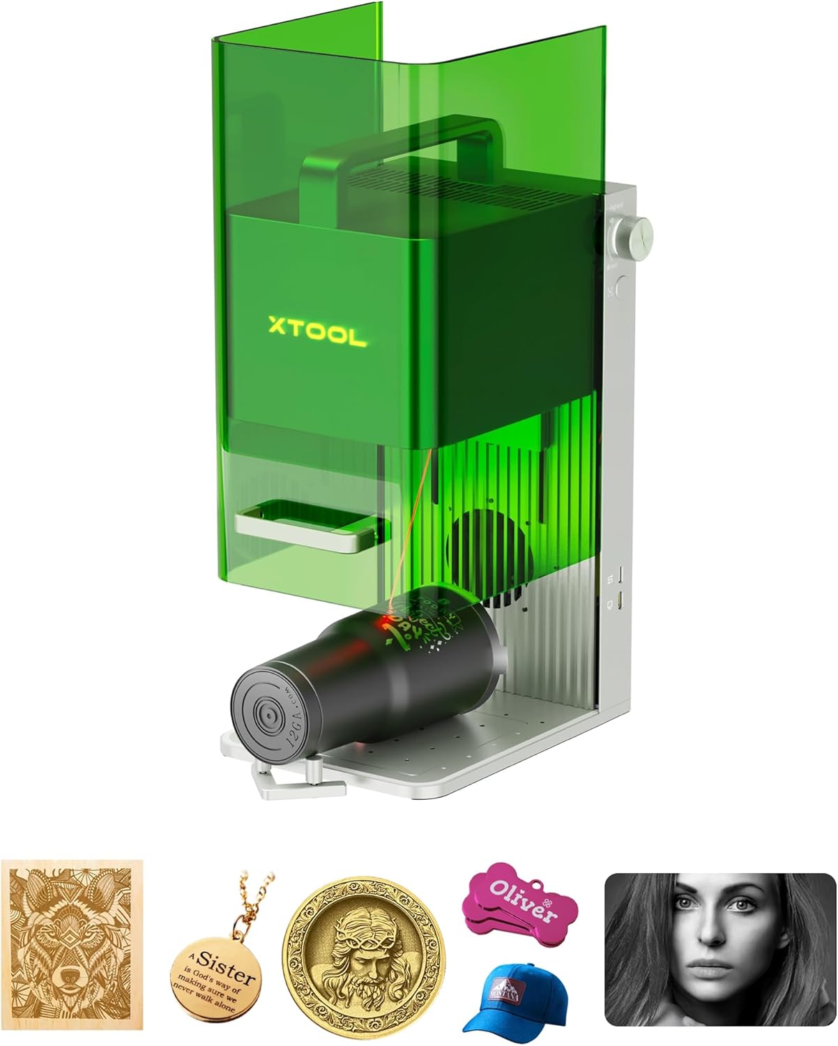 xTool F1 2-in-1 portable dual laser engraver for jewelry, metal, wood, and leather - beginner-friendly Cyber Monday deal $998