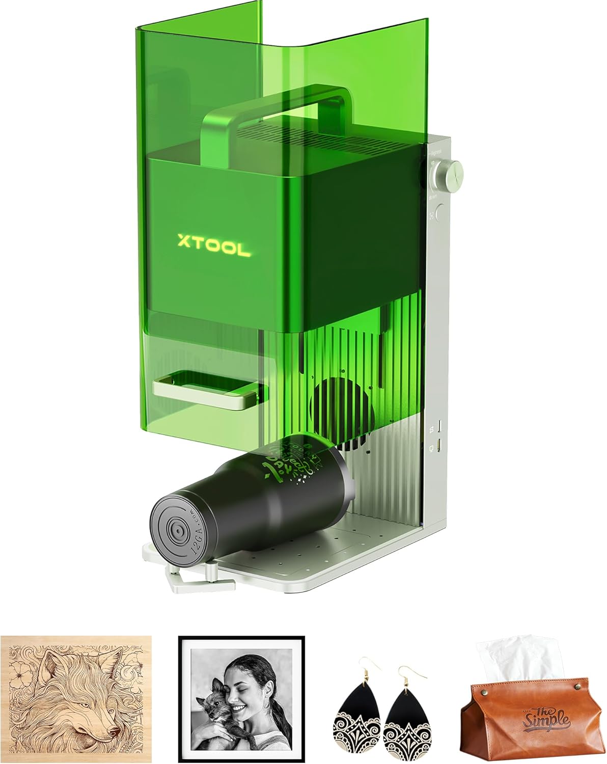 xTool F1 Lite portable laser engraver for wood, leather, acrylic, glass - affordable entry laser at $599 Cyber Monday