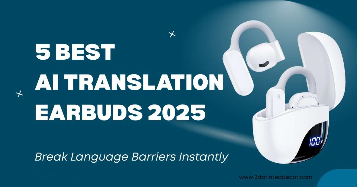 Best AI translation earbuds 2025 showing real-time language translation technology for travelers and professionals