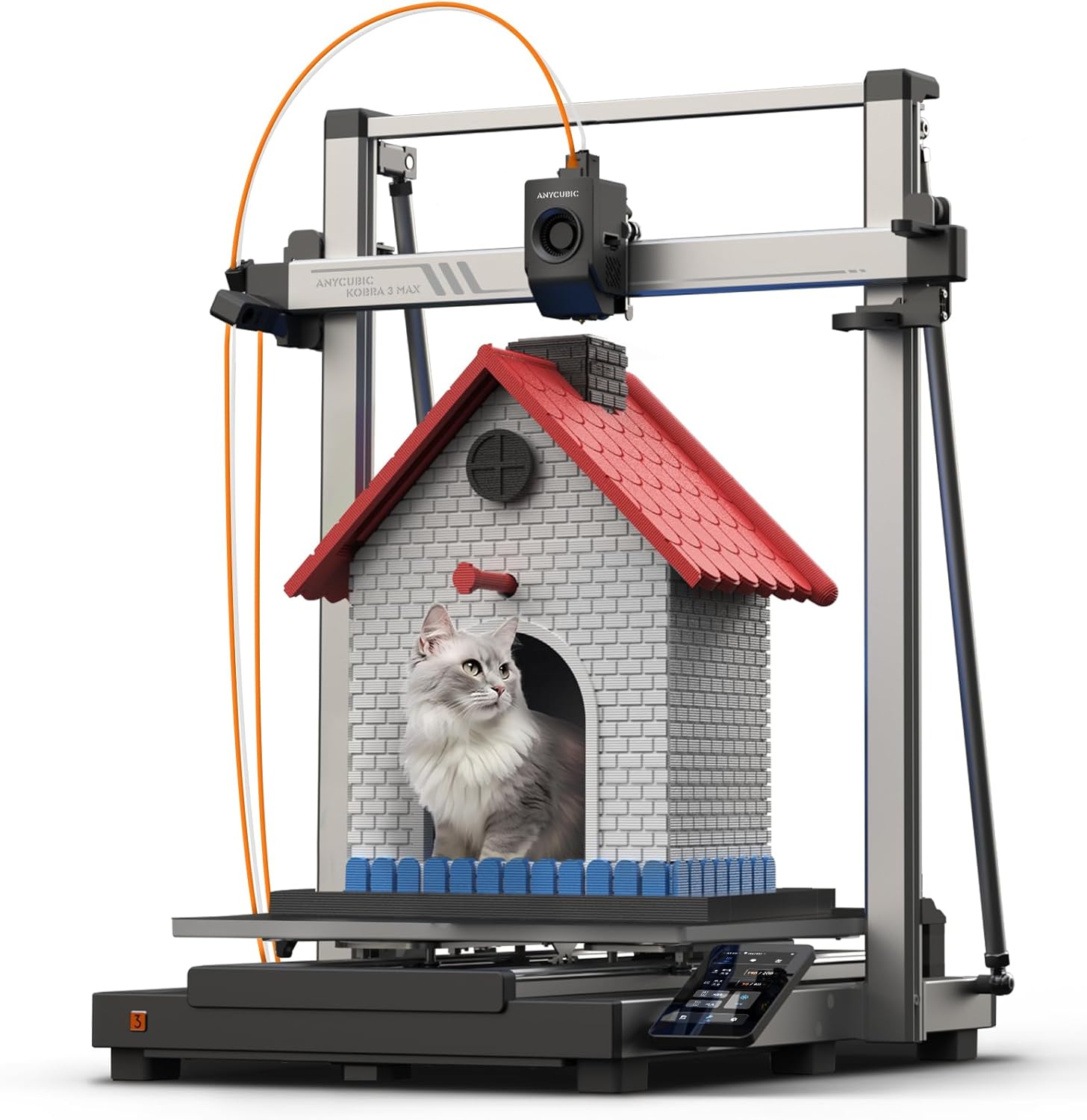 Anycubic Kobra 3 Max large format 3D printer for small business high volume production