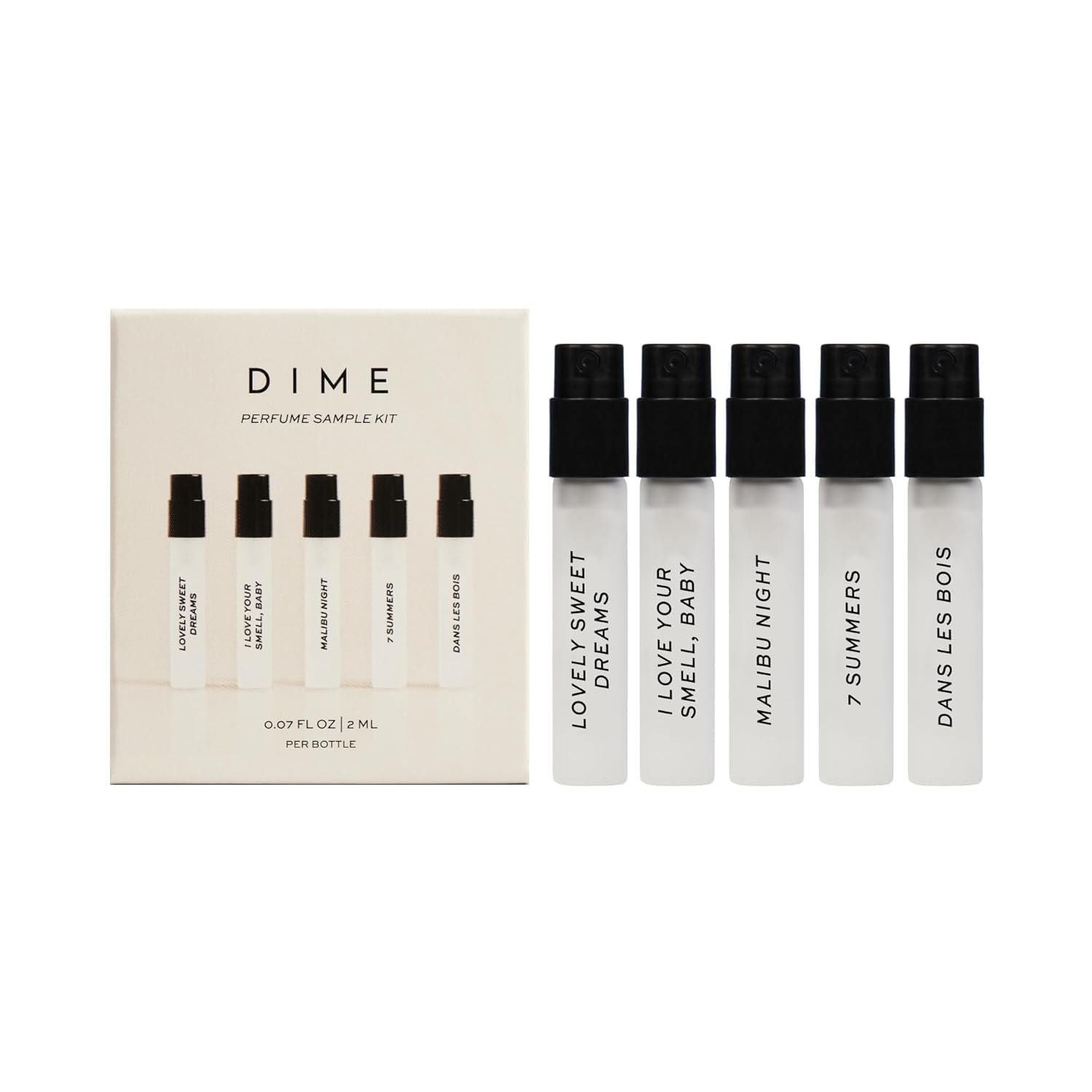 DIME Beauty clean perfume sampler set