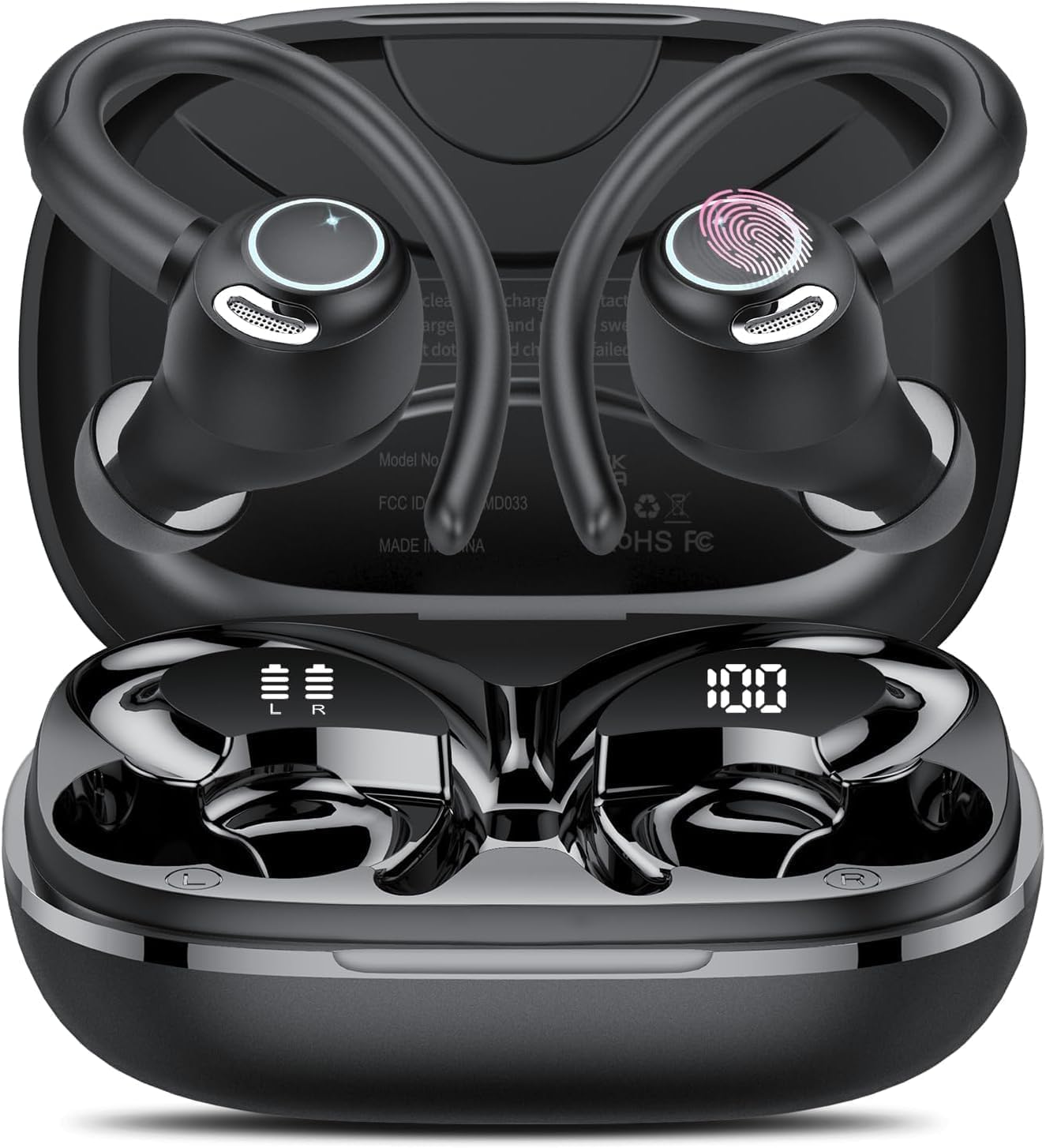 Jesebang YT18 AI translation earbuds with 164 language support and 48-hour battery life for business and travel
