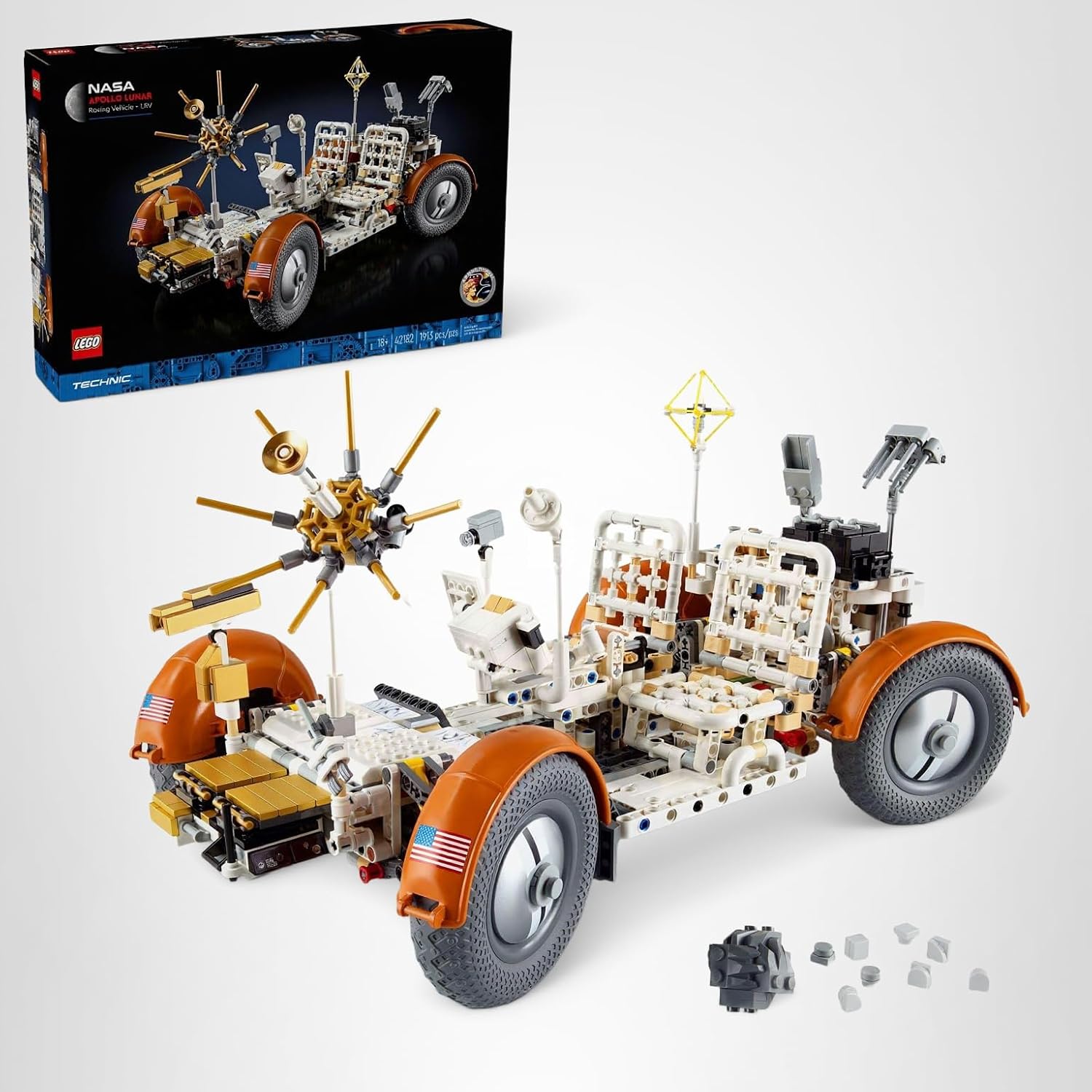 LEGO Technic NASA Apollo Lunar Roving Vehicle for Cyber Monday home decor deals 2025 display piece