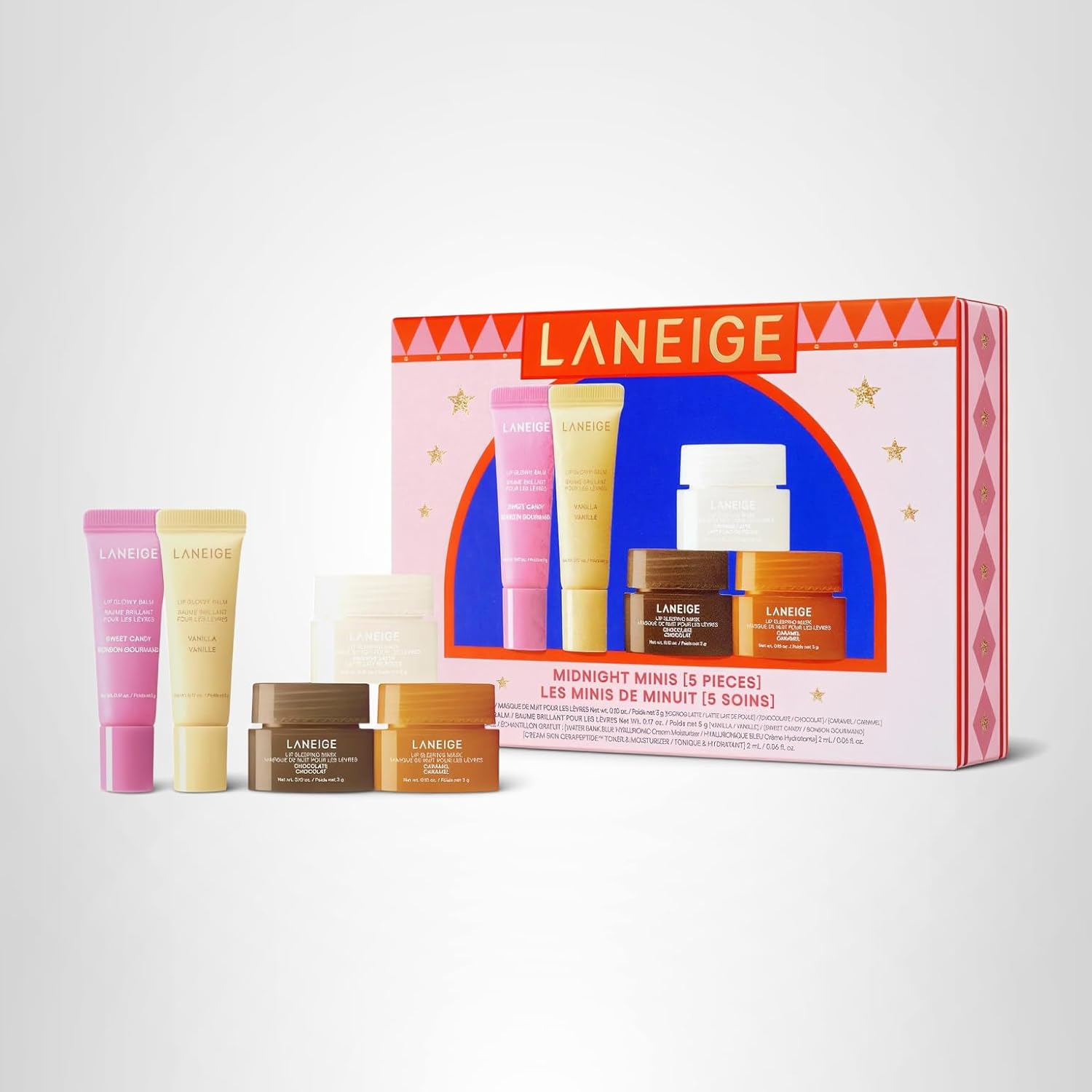 Laneige holiday gift set with lip mask and skincare