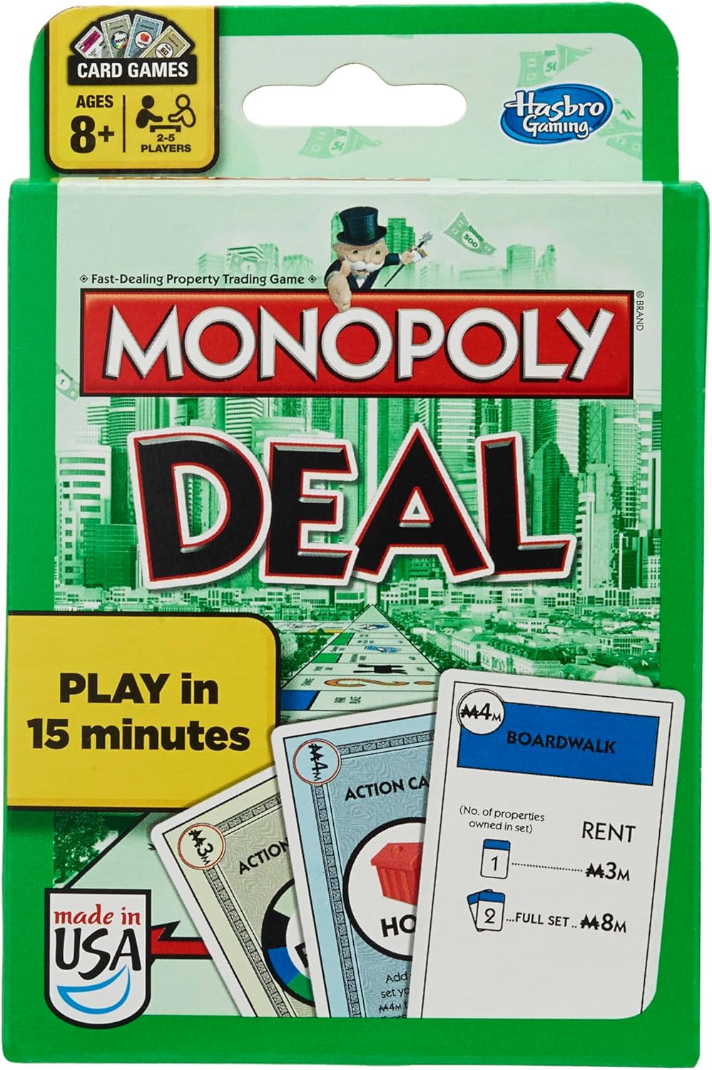Monopoly Deal quick-playing card game