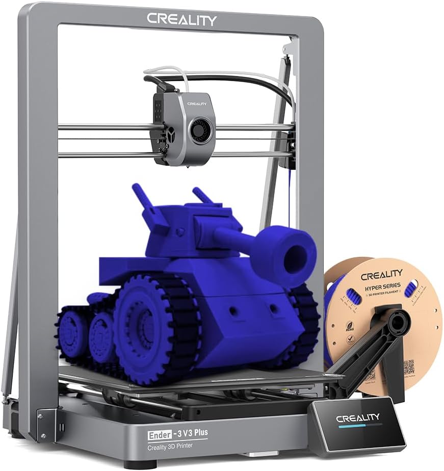Creality Ender 3 V3 Plus large format 3D printer with 600mm/s speed and 12 inch build volume