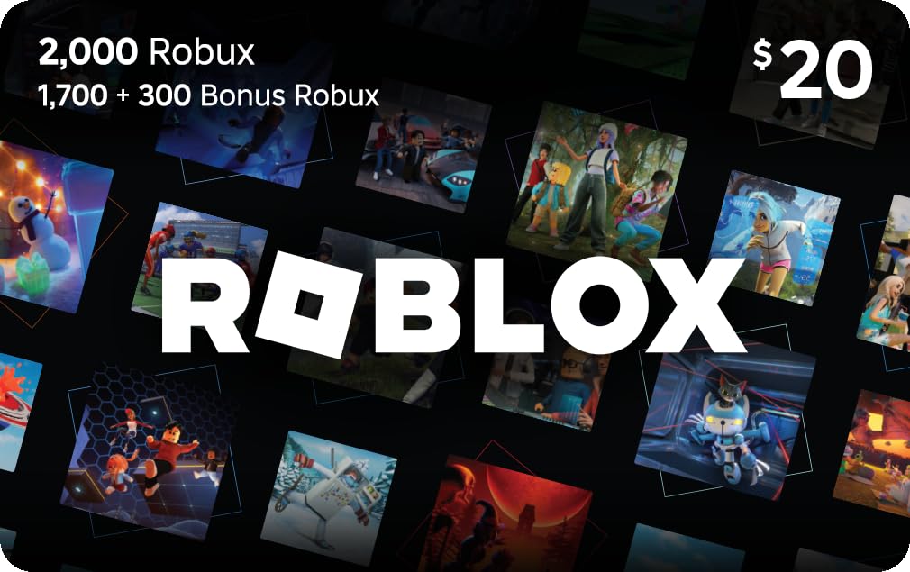 Roblox 2000 Robux digital gift card