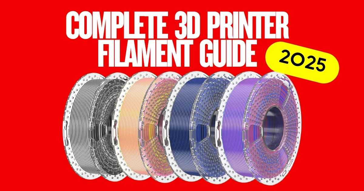 The Complete 3D Printer Filament Guide: Technical Data, Brand Analysis & Scientific Research (2025)