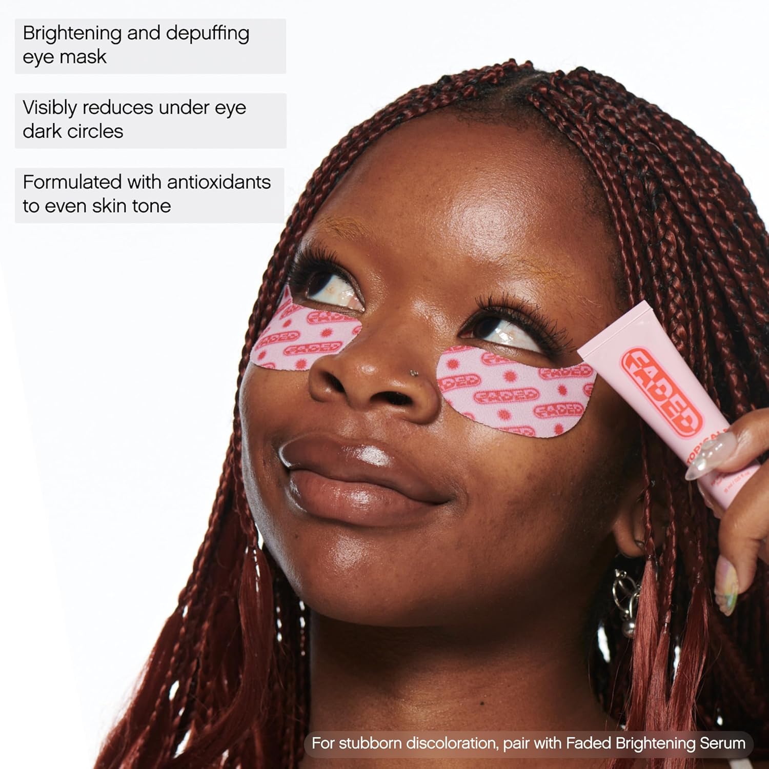 Topicals brightening under eye patches