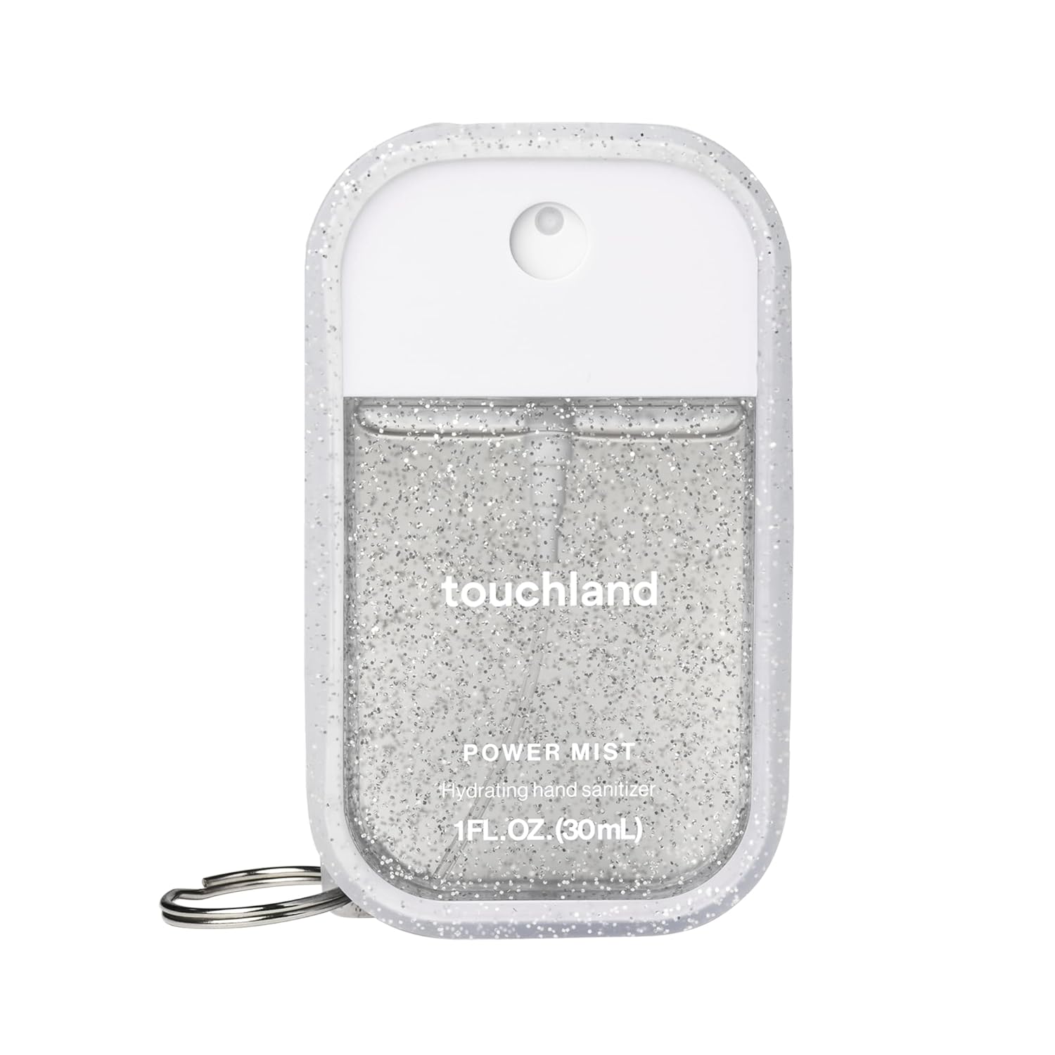 Touchland hand sanitizer spray with sparkle case