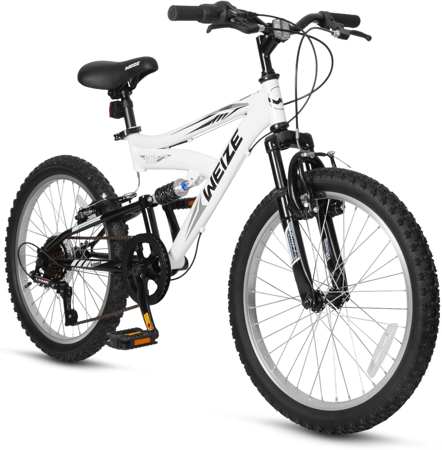 WEIZE kids mountain bike with dual suspension