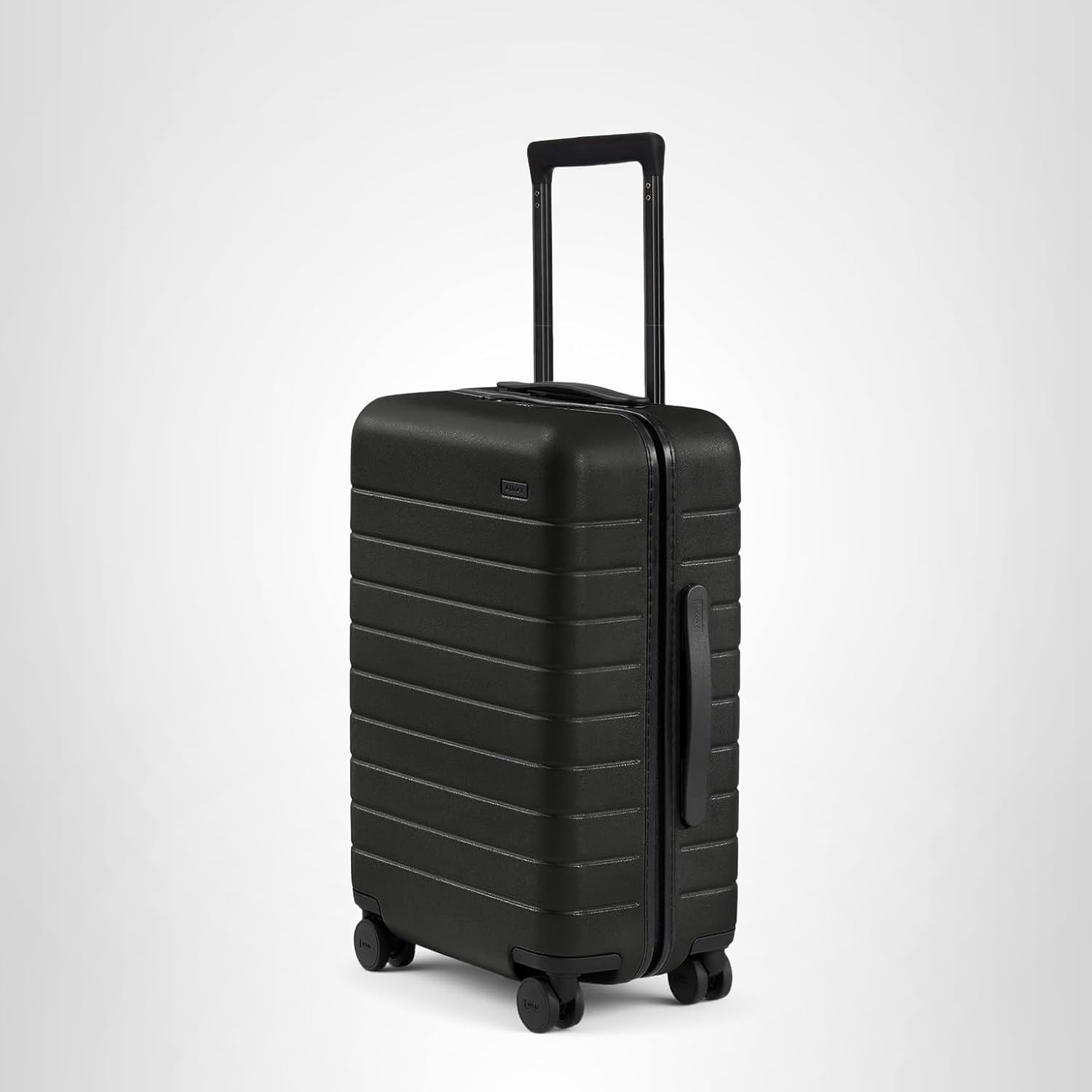 Away carry-on hardside luggage with spinner wheels, TSA lock in jet black, premium travel gift