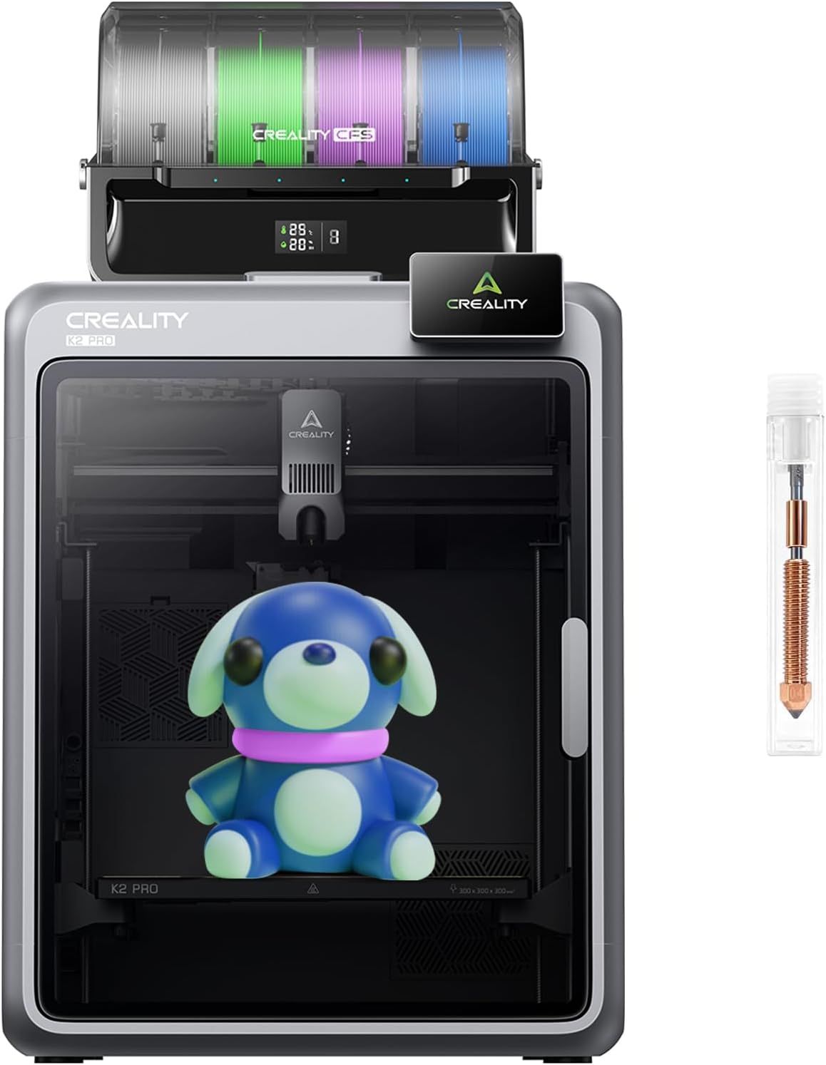 Creality K2 Pro Combo professional 3D printer with active chamber heating and CFS multi-color system