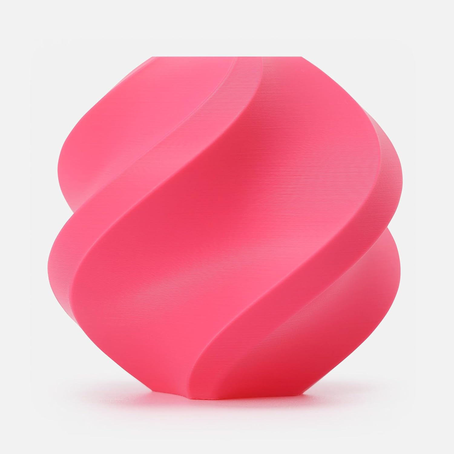 Bambu Lab PLA Filament Hot Pink showing intense vibrant color for bold eye-catching 3D printed creations