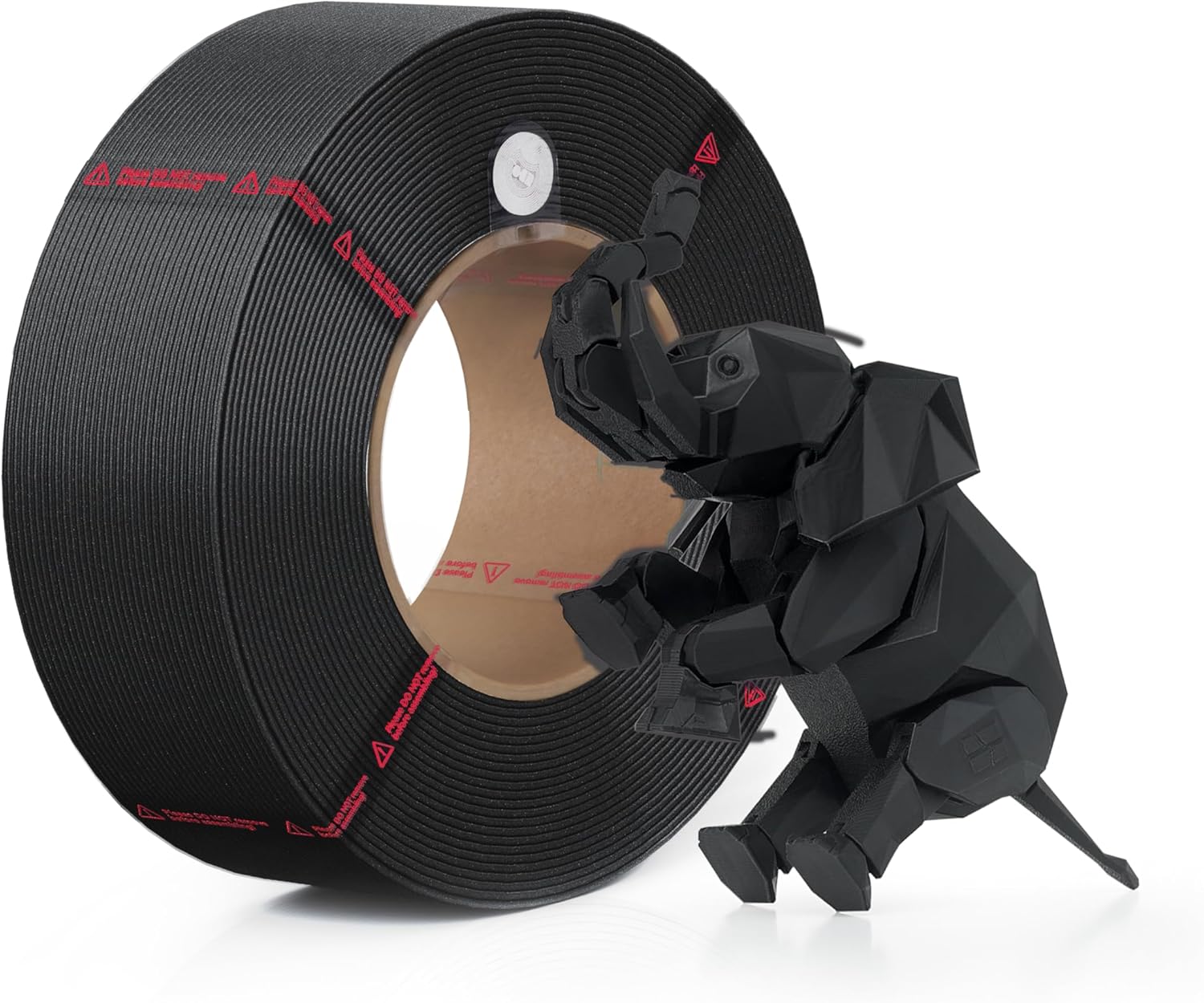 Bambu Lab PLA Filament Jade White color spool showing smooth matte finish perfect for 3D printing detailed models and prototypes