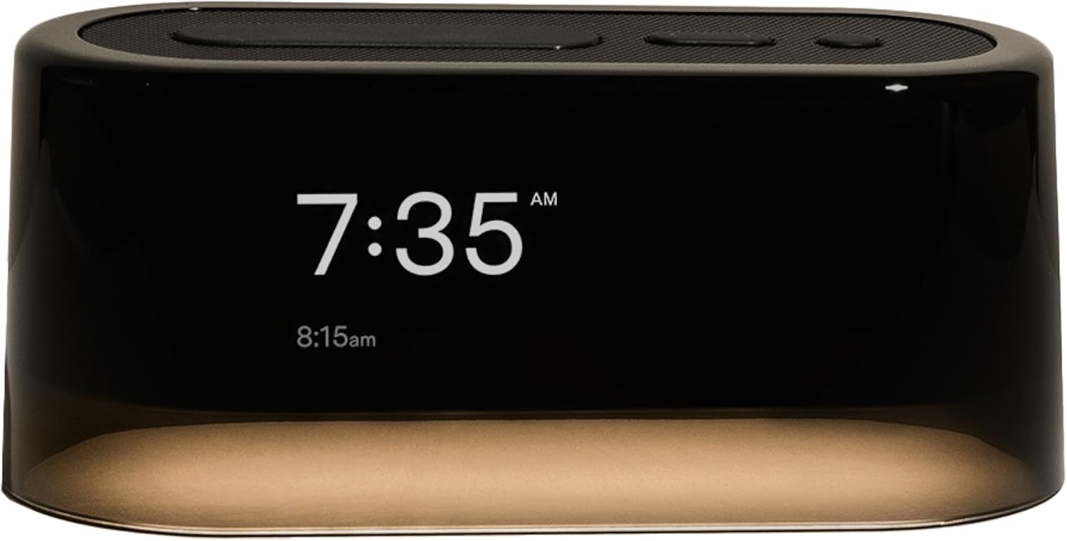 Loftie smart alarm clock with white noise machine, Bluetooth speaker, and night light for better sleep