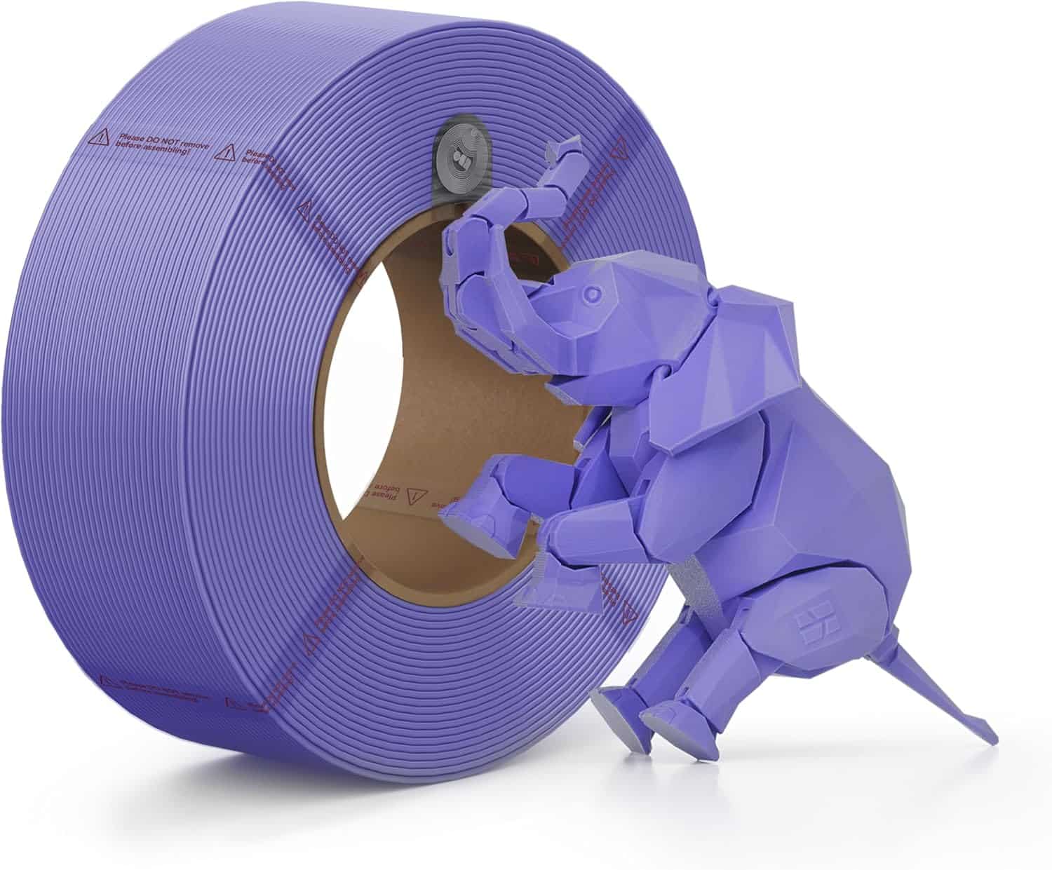 Bambu Lab PLA Filament Red displaying vibrant bold color perfect for attention-grabbing 3D printed projects and accents